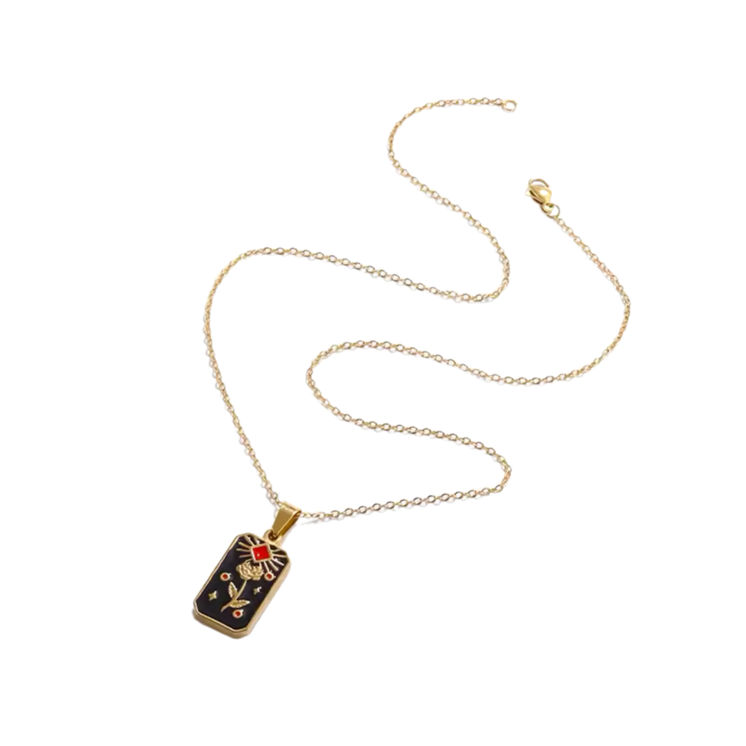 Black Rose Necklace